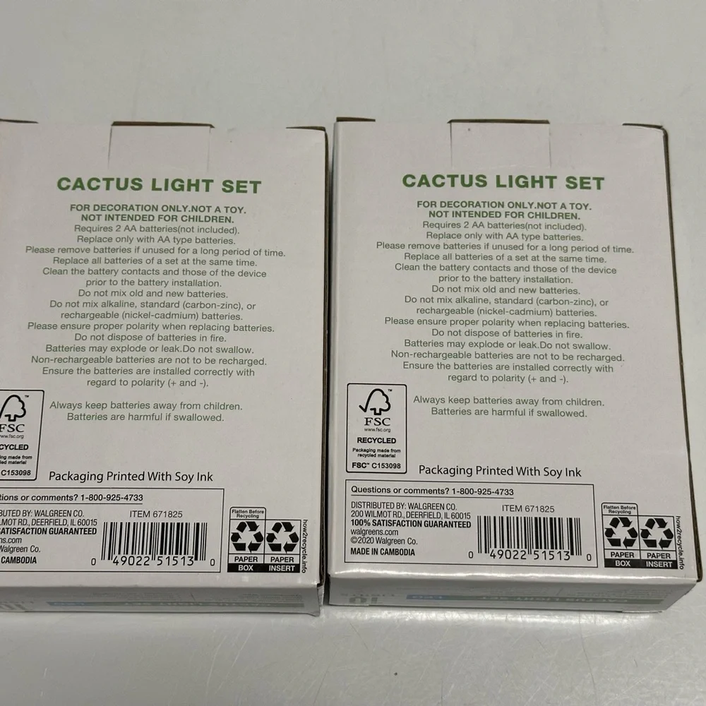 Cactus string light